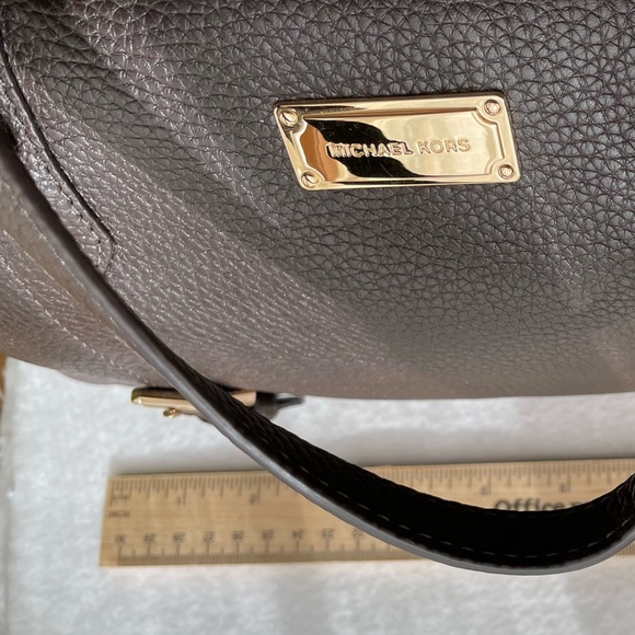 NWT MICHAEL MICHAEL KORS HANDBAG Satchel BEDFORD COFFEE - Picture 9 of 10